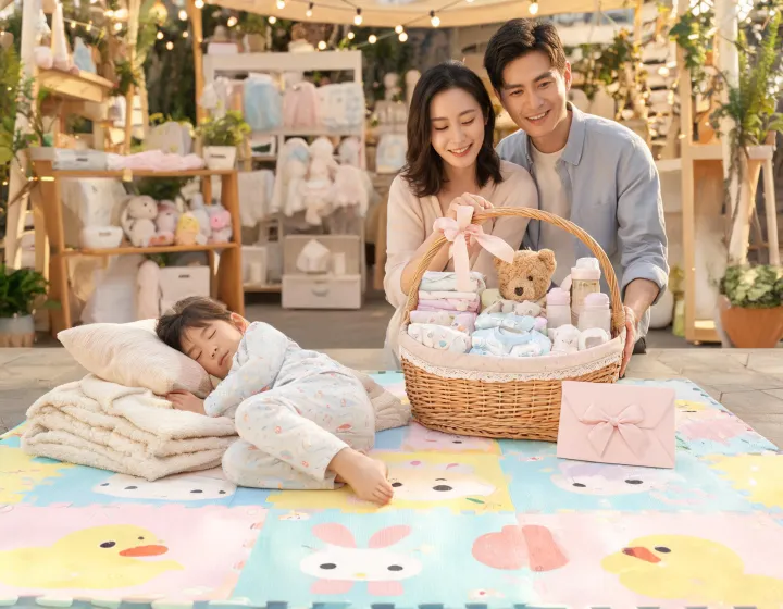 Baby gift occasions and age stage products